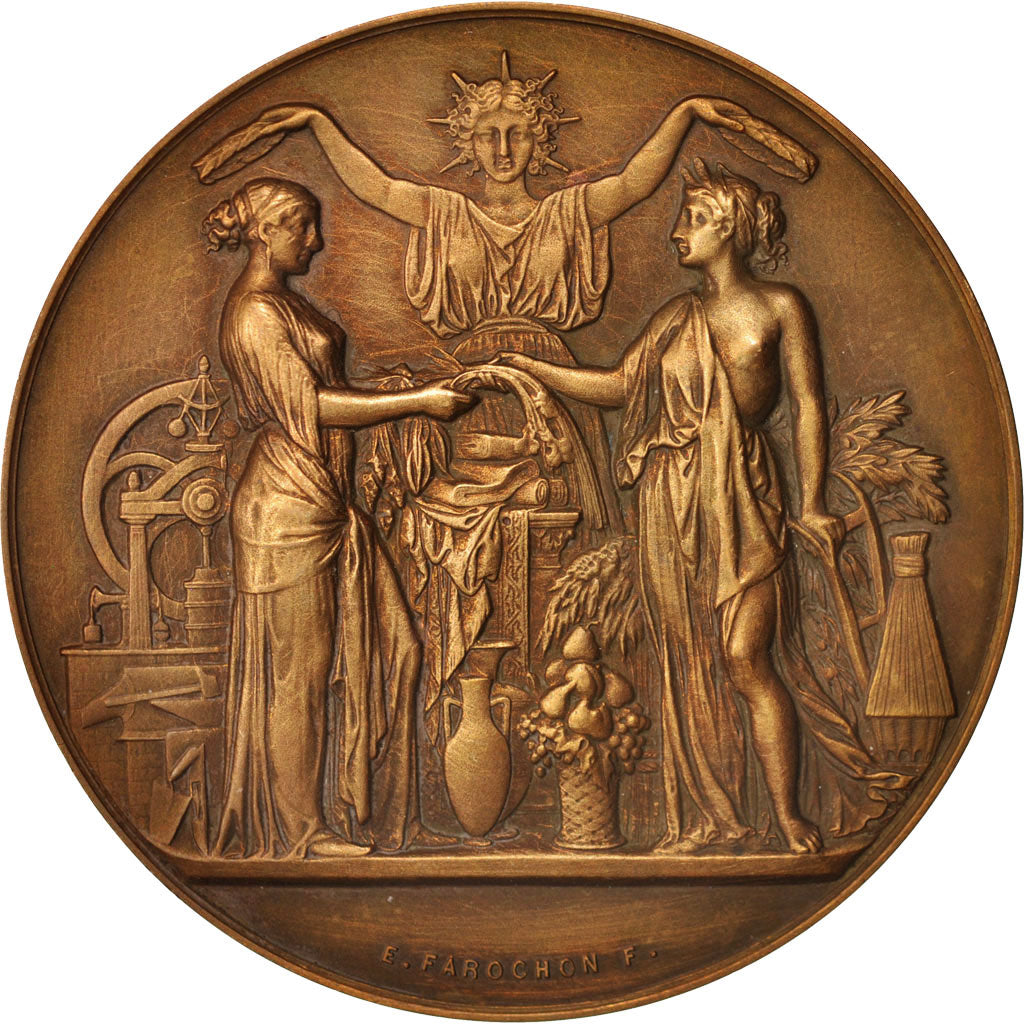 Francia, Medal, Tele-dict, Business & industry, XXth Century, Farochon, EBC