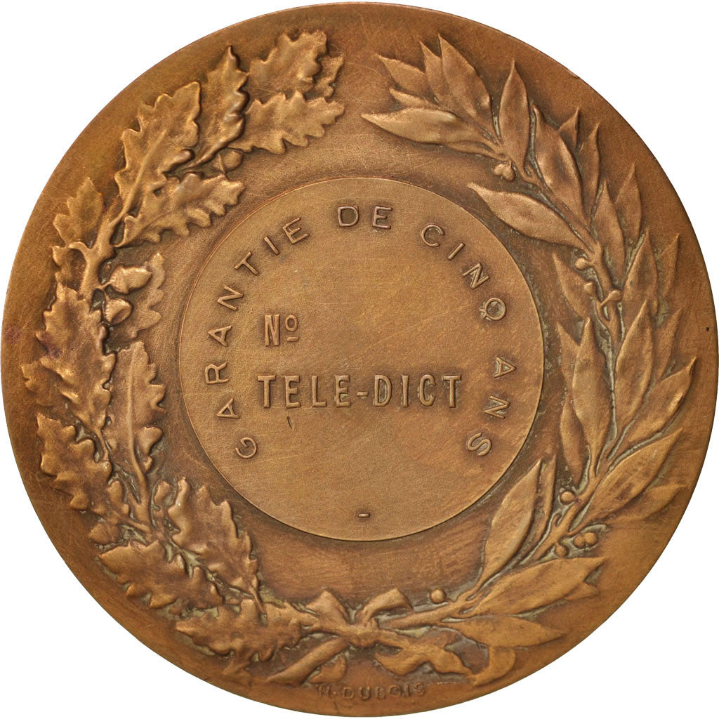 Francia, Medal, Tele-dict, Business & industry, XXth Century, Farochon, EBC