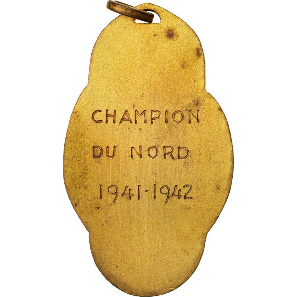 Francia, Medal, Football, Champion du Nord 1941-1942, Sports & leisure, 1942