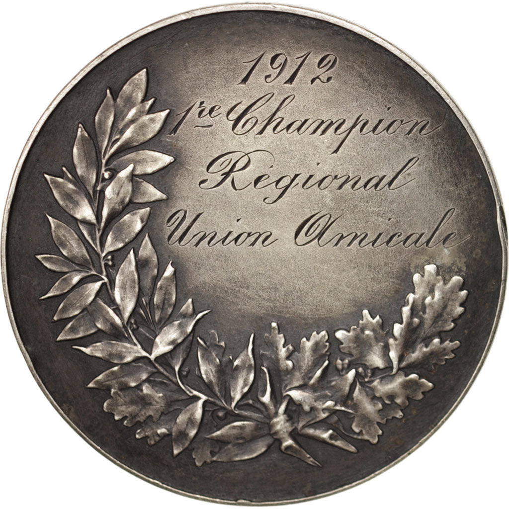 France, Medal, Sociétés colombophiles, Sports & leisure, 1912, AU(55-58)