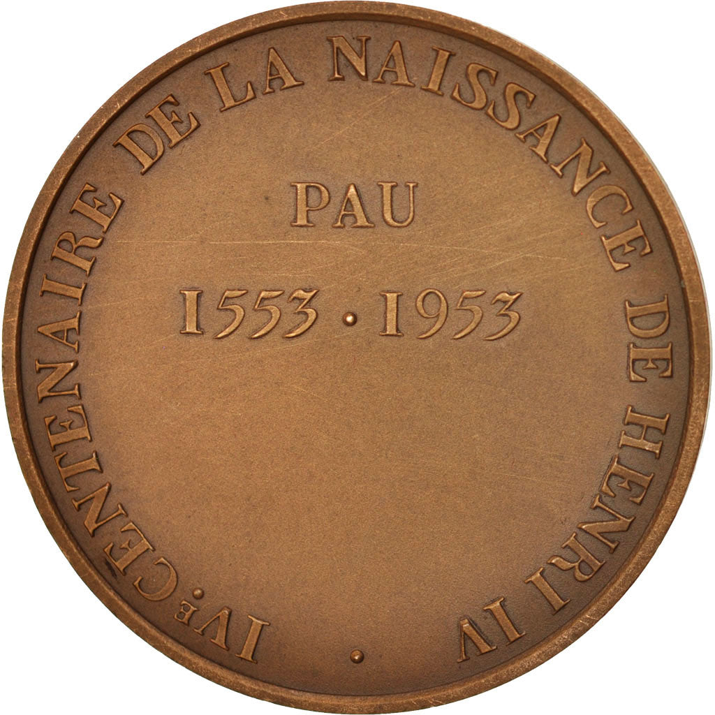 Francia, Medal, Ville de Pau, IVe centenaire de la naissance d'Henri IV
