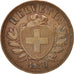 Switzerland, 2 Rappen, 1930, Bern, AU(50-53), Bronze, KM:4.2