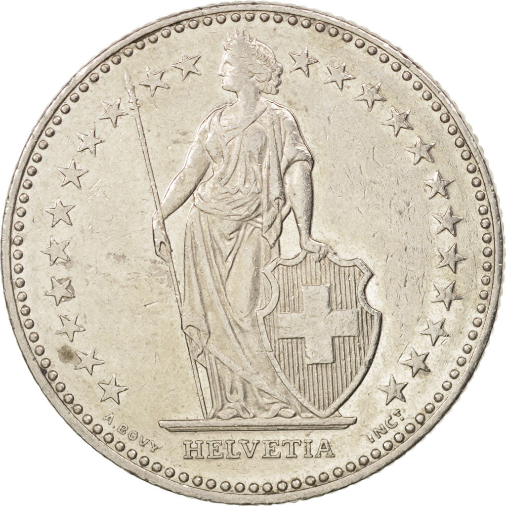 Switzerland, 2 Francs, 1998, Bern, AU(50-53), Copper-nickel, KM:21a.3