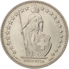 Coin, Switzerland, 2 Francs, 1999, Bern, MS(60-62), Copper-nickel, KM:21a.3