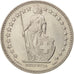 Coin, Switzerland, 2 Francs, 1999, Bern, MS(60-62), Copper-nickel, KM:21a.3