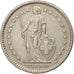 Switzerland, 2 Francs, 1977, Bern, VF(30-35), Copper-nickel, KM:21a.1