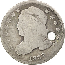 United States, Liberty Cap Dime, Dime, 1832, U.S. Mint, Philadelphia, G(4-6)
