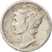 United States, Mercury Dime, Dime, 1925, U.S. Mint, San Francisco, VF(30-35)