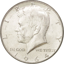 Coin, United States, Kennedy Half Dollar, Half Dollar, 1964, U.S. Mint