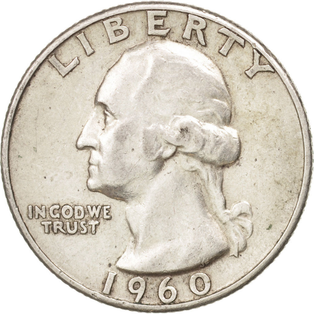 United States, Washington Quarter, Quarter, 1960, U.S. Mint, Philadelphia
