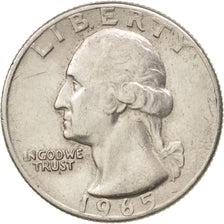 United States, Washington Quarter, Quarter, 1965, U.S. Mint, Philadelphia