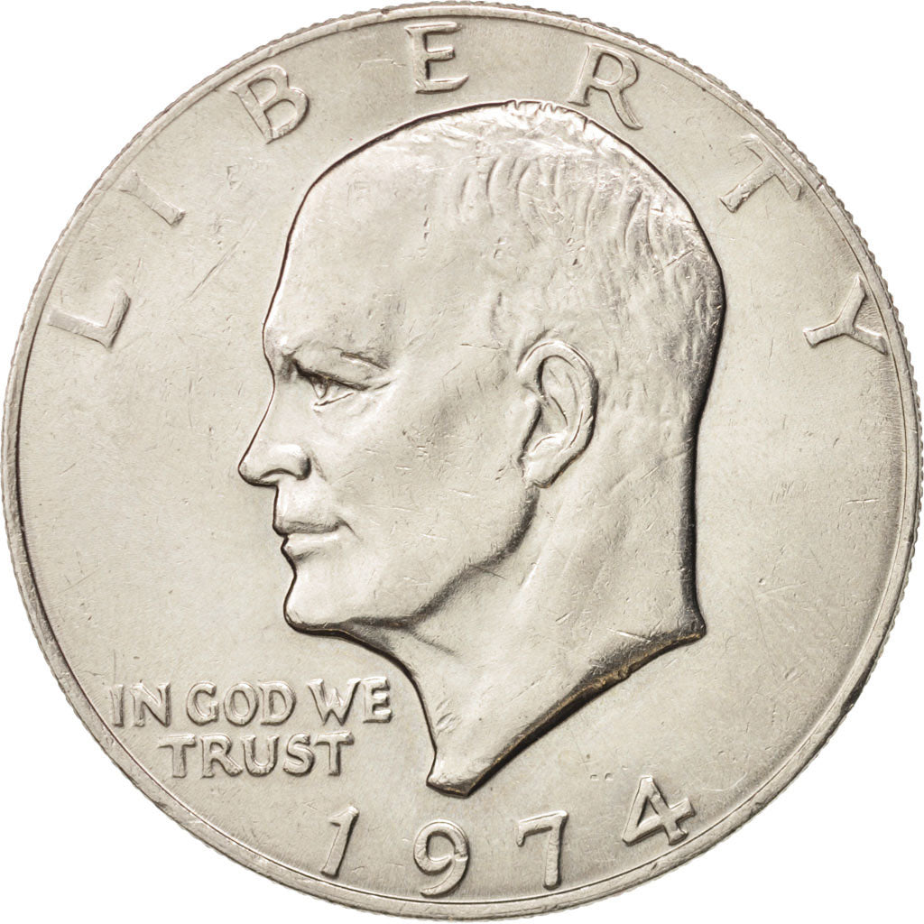 United States, Eisenhower Dollar, Dollar, 1974, U.S. Mint, Philadelphia