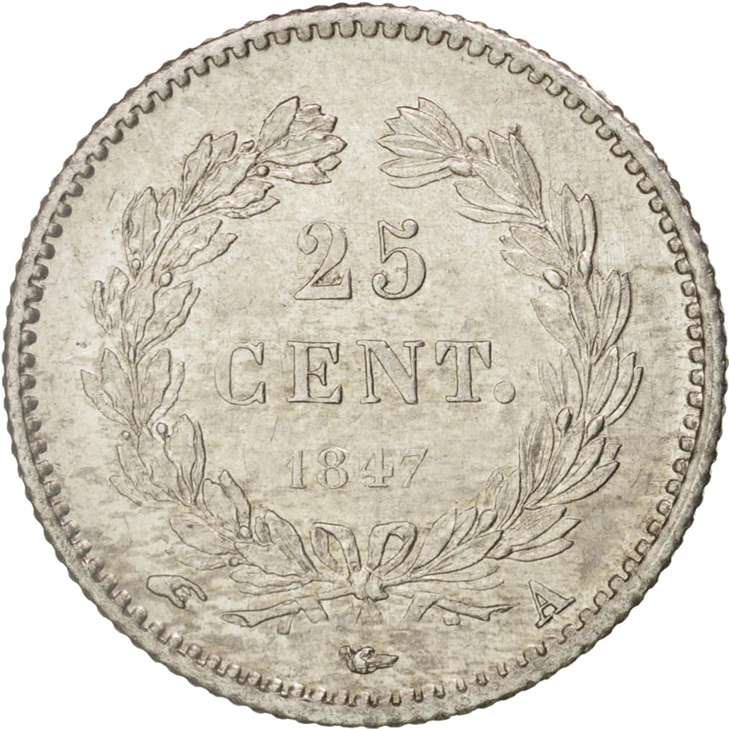 Monnaie, France, Louis-Philippe, 25 Centimes, 1847, Paris, SUP, Argent