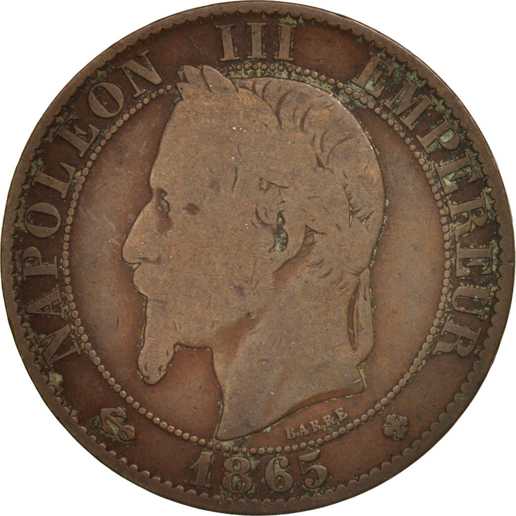 Coin, France, Napoleon III, Napoléon III, 5 Centimes, 1865, Strasbourg