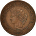 France, Cérès, 5 Centimes, 1894, Paris, AU(50-53), Bronze, KM:821.1