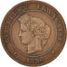 Monnaie, France, Cérès, 5 Centimes, 1896, Paris, TB, Bronze, KM:821.1