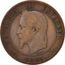 Coin, France, Napoleon III, Napoléon III, 10 Centimes, 1865, Strasbourg
