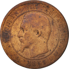 Coin, France, Napoleon III, Napoléon III, 10 Centimes, 1855, Lille, VG(8-10)