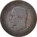Moneda, Francia, Napoleon III, Napoléon III, 10 Centimes, 1856, Lyon, RC