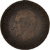 France, Centime, 1855, Paris, TB+, Bronze, KM:775.1, Gadoury:86