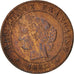 Moneta, Francja, Cérès, Centime, 1885, Paris, AU(55-58), Bronze, KM:826.1