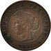 Frankreich, Cérès, Centime, 1897, Paris, AU(50-53), Bronze, KM:826.1, Gadou...