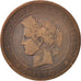 France, Cérès, 10 Centimes, 1880, Paris, VF(20-25), Bronze, KM:815.1