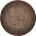 France, Cérès, 10 Centimes, 1880, Paris, F(12-15), Bronze, KM:815.1