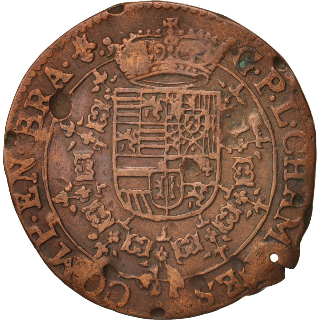 Paesi Bassi, Token, Spanish Netherlands, Brabant, Chambre des Comptes, 1615