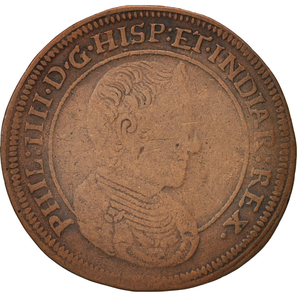 Netherlands, Token, Spanish Netherlands, Philippe IV, XVIIth Century, VF(20-25)
