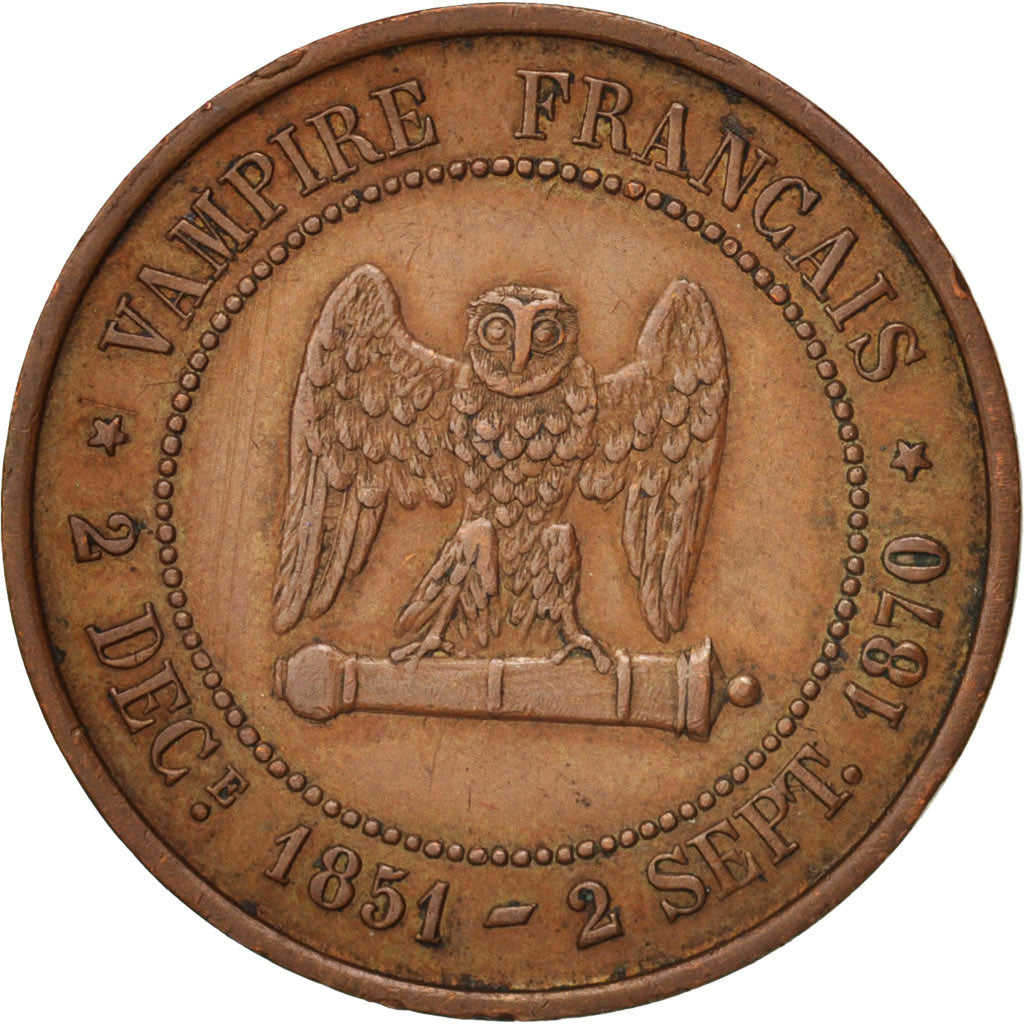 Coin, France, 5 Centimes, 1871, Paris, AU(50-53), Copper