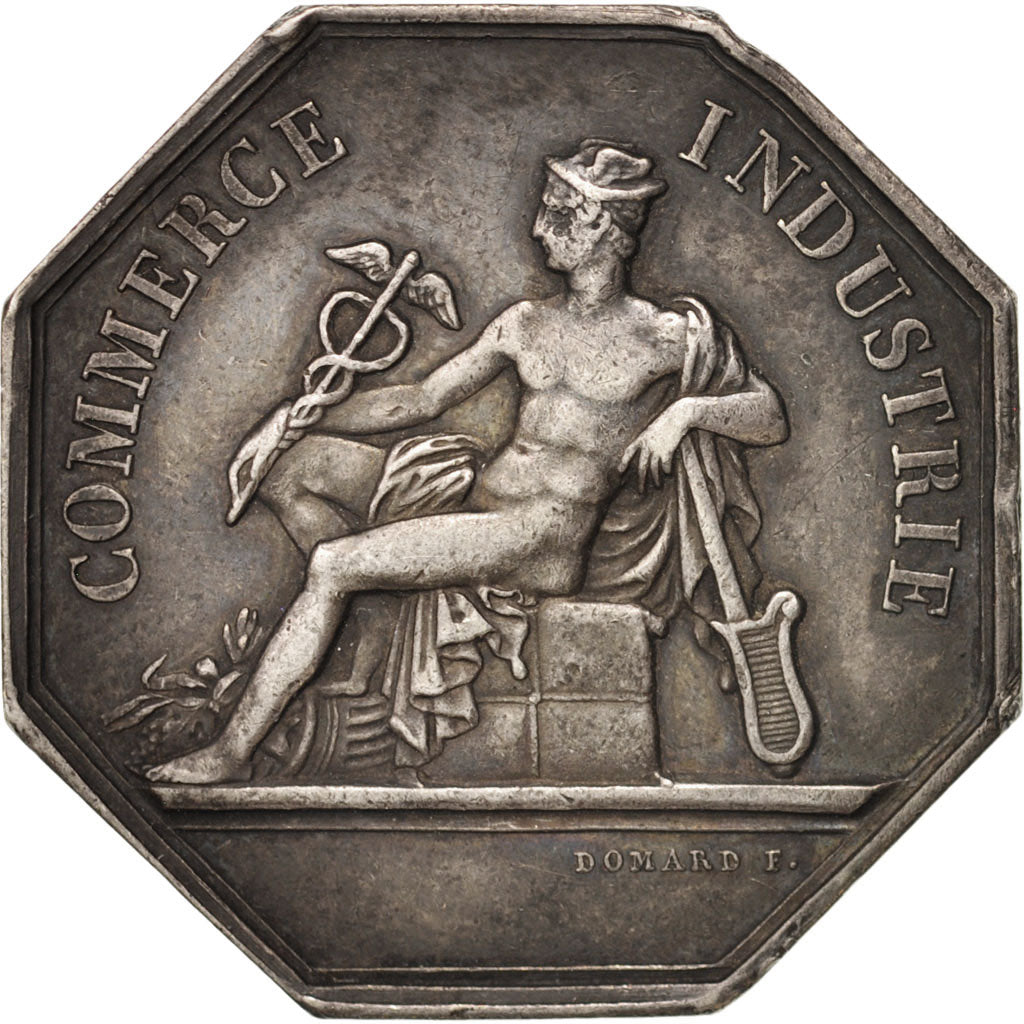 France, Medal, Chamber of Commerce, Chambre de Commerce de Valenciennes, 1836