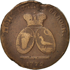 Russia, Alexander II, 3 Kopeks, 1872, VF(20-25), Copper, KM:11.1