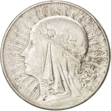 Poland, 10 Zlotych, 1932, Warsaw, EF(40-45), Silver, KM:22