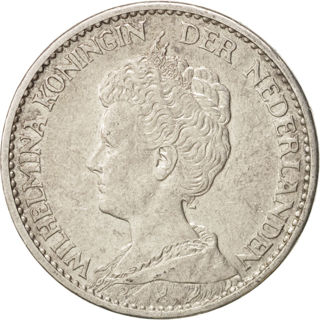 Netherlands, Gulden, 1914, Utrecht, AU(50-53), Silver, KM:148