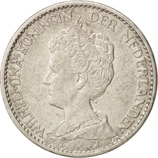 Paesi Bassi, Wilhelmina I, Gulden, 1914, Utrecht, BB+, Argento, KM:148