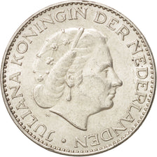 Coin, Netherlands, Juliana, Gulden, 1964, Utrecht, AU(55-58), Silver, KM:184