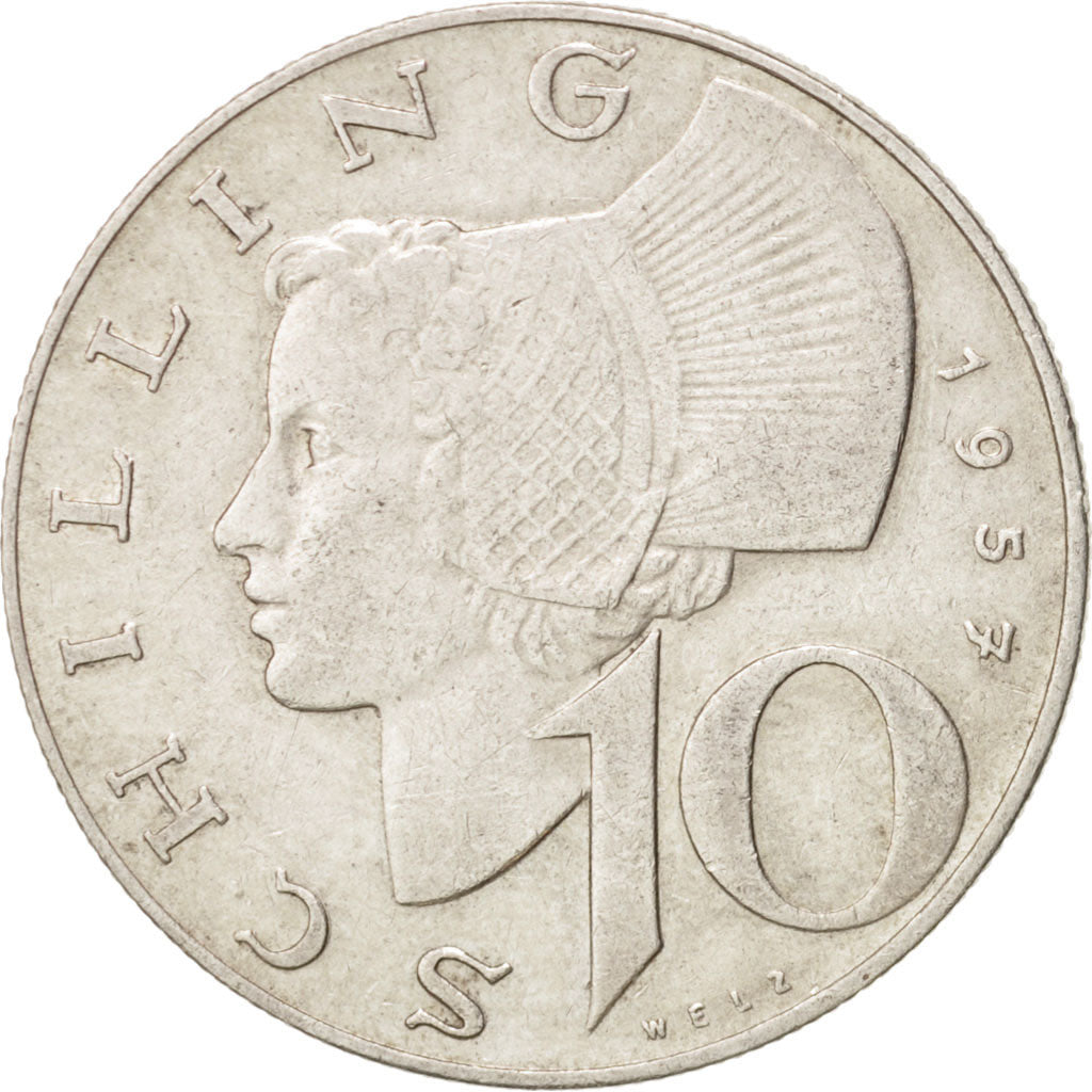 Coin, Austria, 10 Schilling, 1957, Vienne, AU(50-53), Silver, KM:2882