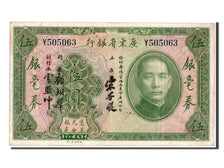 China, 5 Dollars, 1931, KM #S2422d, AU(50-53), Y505063
