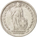 Switzerland, 2 Francs, 1922, Bern, VF(20-25), Silver, KM:21