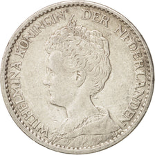 Paesi Bassi, Wilhelmina I, Gulden, 1914, Utrecht, BB, Argento, KM:148