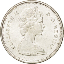 Elizabeth II, 25 Cents, 1967, Ottawa, AU(55-58), Silver, KM:68
