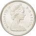 Elizabeth II, 25 Cents, 1967, Ottawa, AU(55-58), Silver, KM:68
