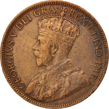 George V, Cent, 1917, Ottawa, EF(40-45), Bronze, KM:21