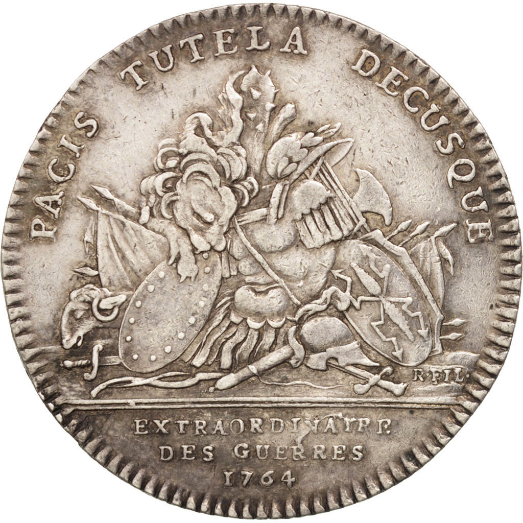 Frankreich, Token, Royal, Extraordinaire des Guerres, 1764, Röettiers, SS+