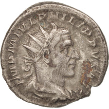 Moneda, Philip I, Antoninianus, 244, Roma, BC+, Vellón, RIC:47