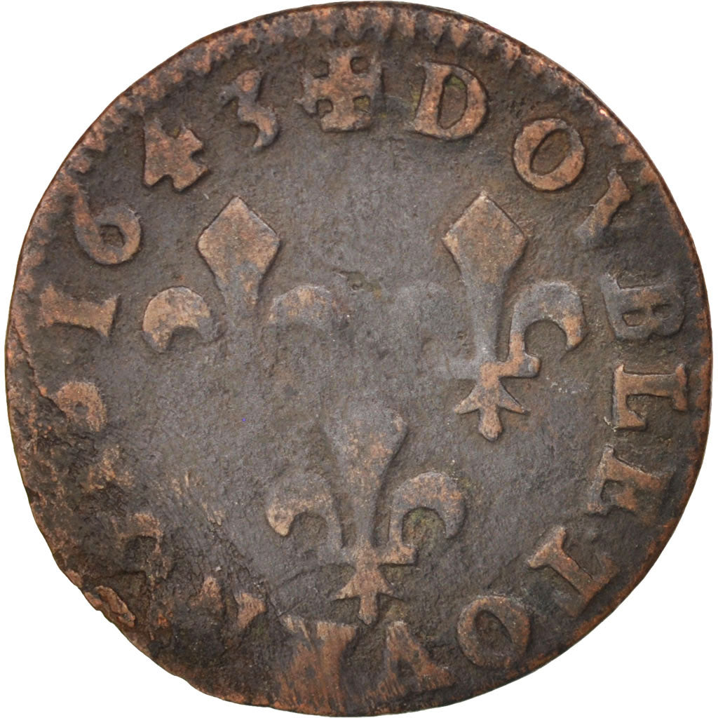 France, Louis XIII, Double tournois de Navarre, Double Tournois, 1643