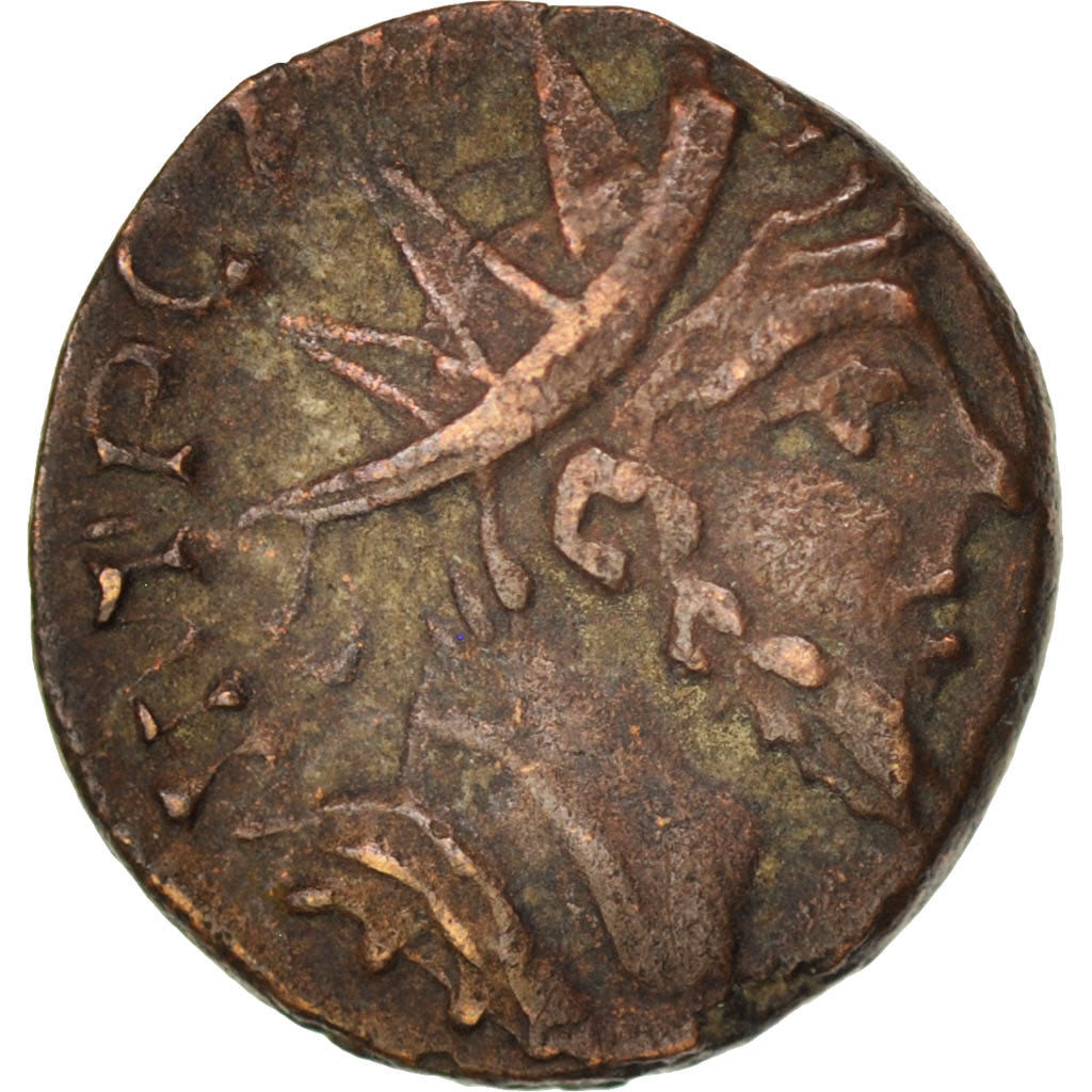 Tetricus I, Antoninianus, Barbaric imitation, VF(30-35), Copper