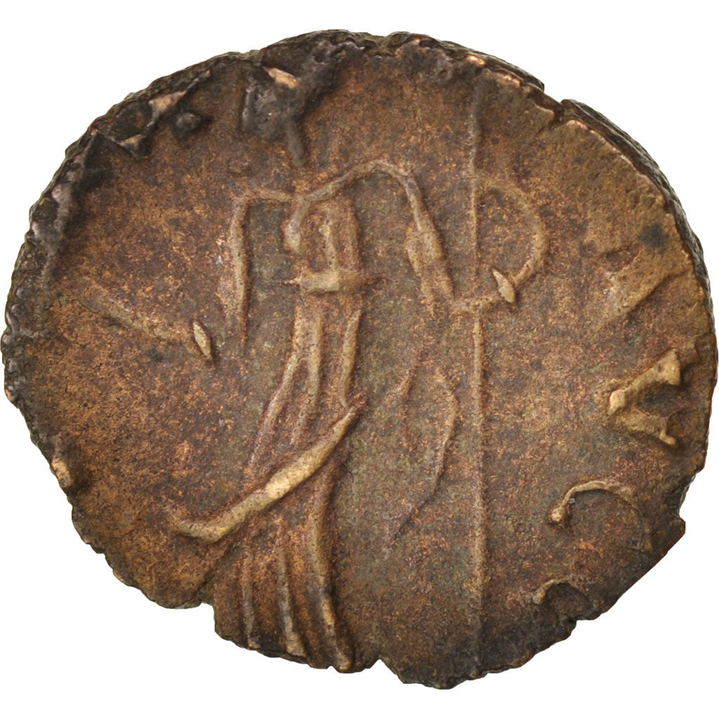 Tetricus I, Antoninianus, Barbaric imitation, VF(30-35), Copper