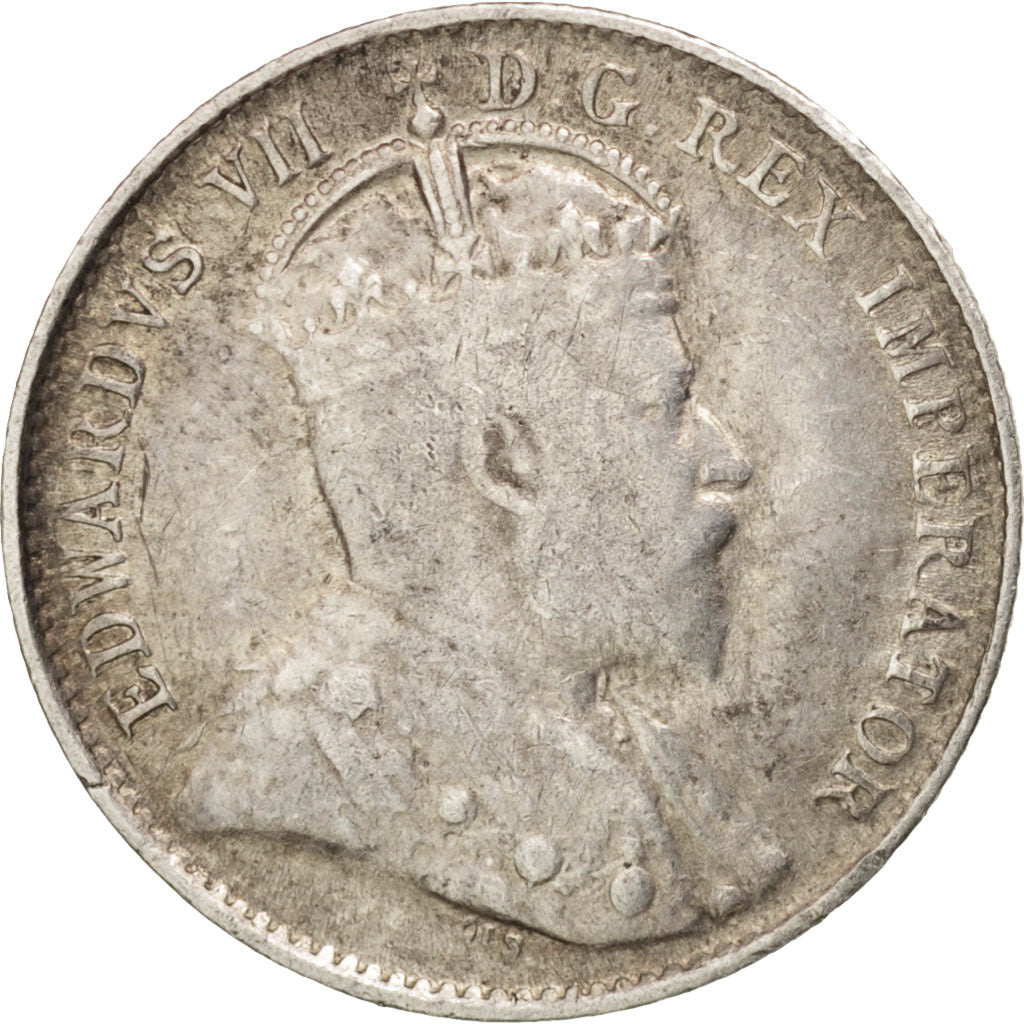 Canada, Edward VII, 5 Cents, 1902, Royal Canadian Mint, Ottawa, VF(30-35)